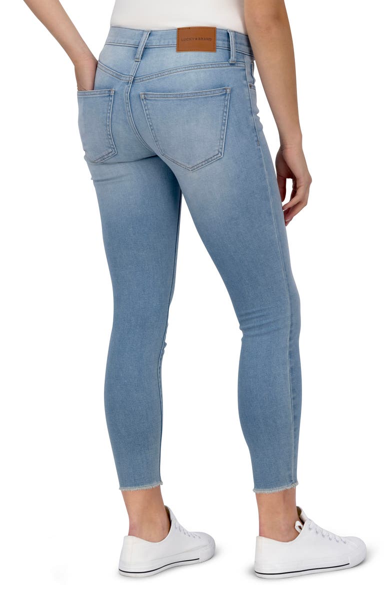 Lucky Brand Ava Mid Rise Skinny Jeans, Alternate, color,