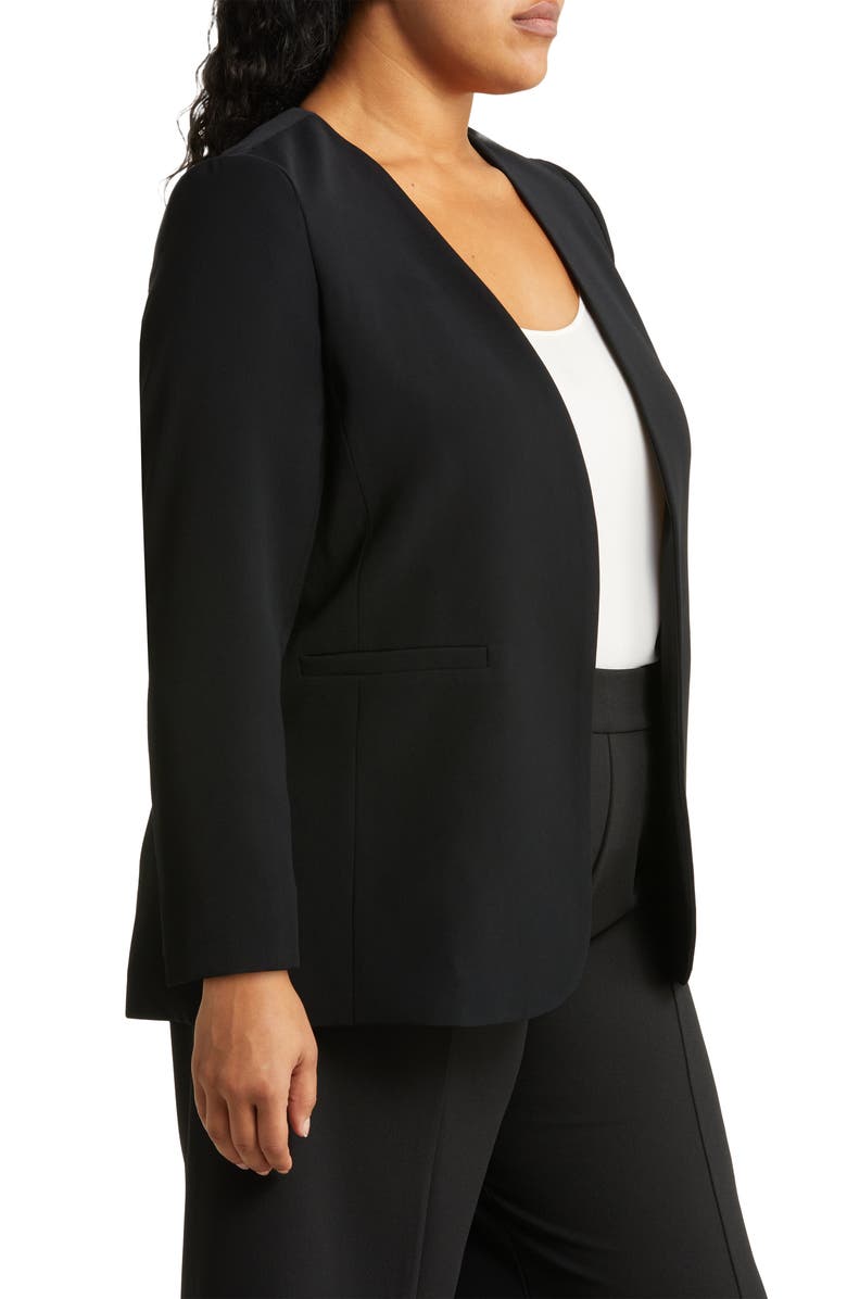Nordstrom Open Front Collarless Blazer, Alternate, color,