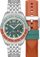 SPINNAKER Fleuss GMT Automatic Bracelet Watch, 43mm