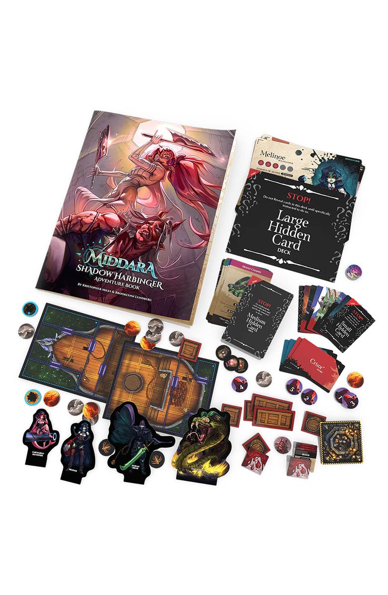 Middara Shadow Harbinger Adventure Pack, Expansion, New Characters RPG Game, Main, color, 