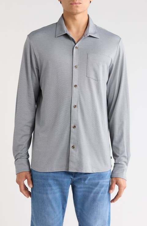 Evening Bonfire Button-Up Shirt