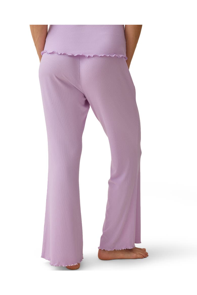 Ribbed Modal Lounge Pant, Alternate, color, Lavender