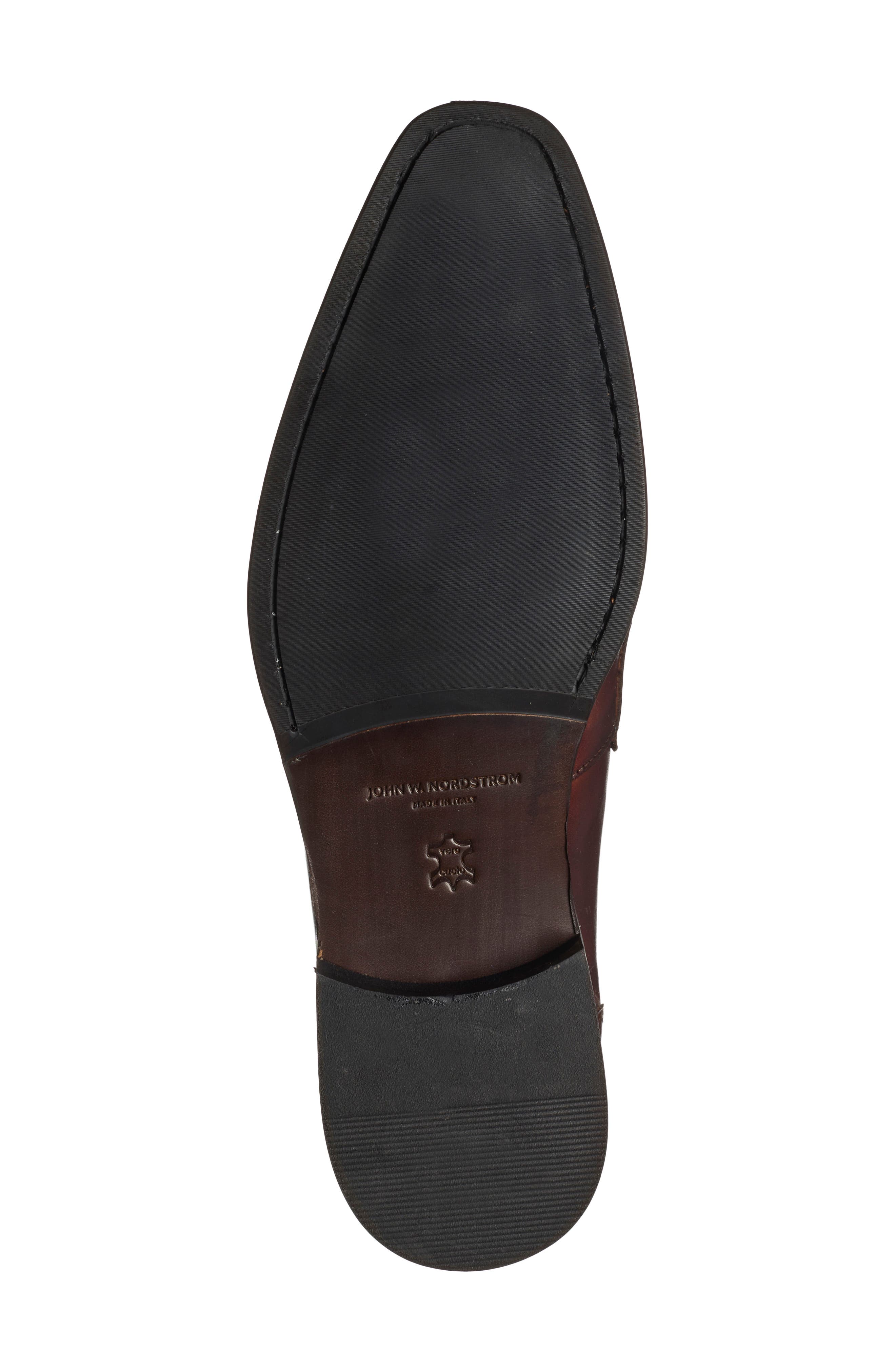 Spoleto Leather Penny Loafer, Alternate, color, BROWN MAHOGANY LEATHER