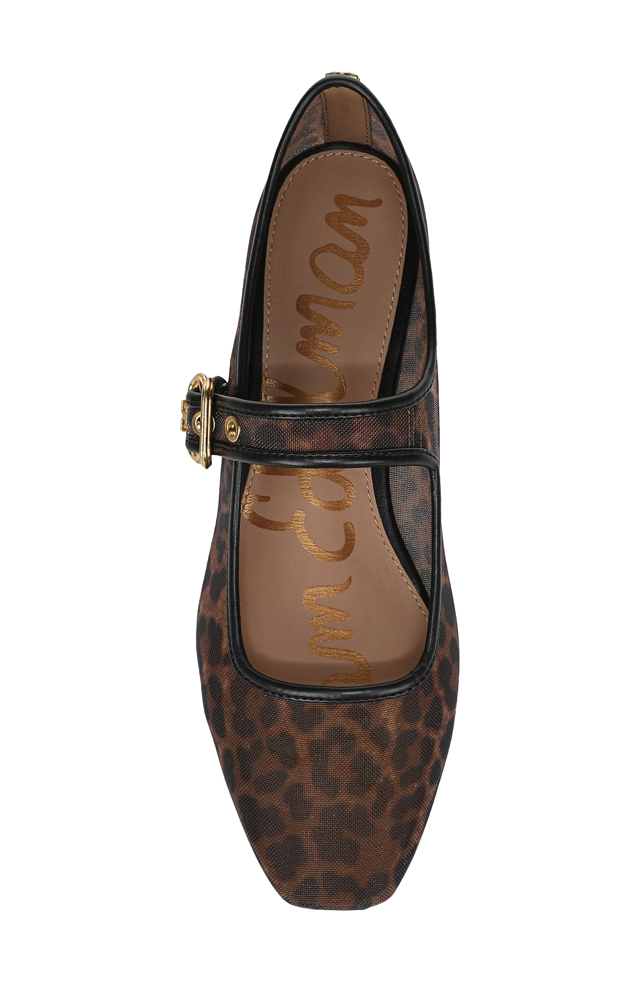 Michaela Mesh Mary Jane Flat, Alternate, color, BRANDY