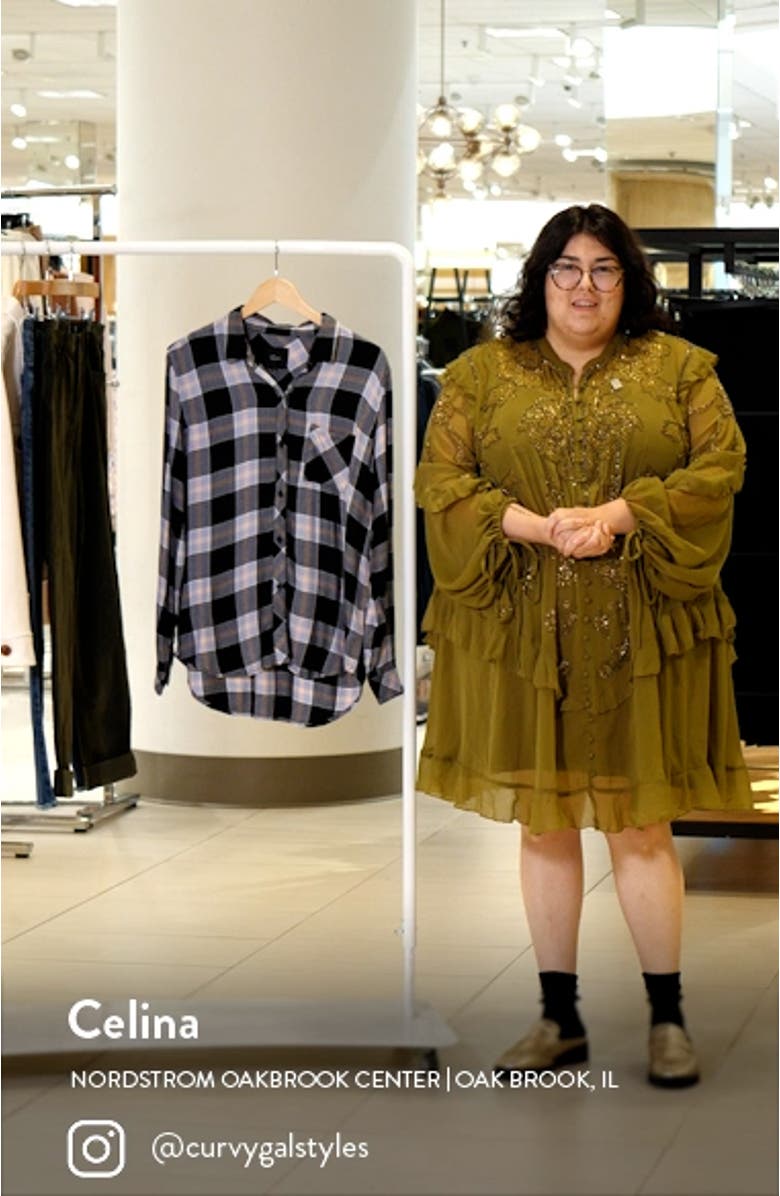 Hunter Plaid Button-Up Shirt, sales video thumbnail