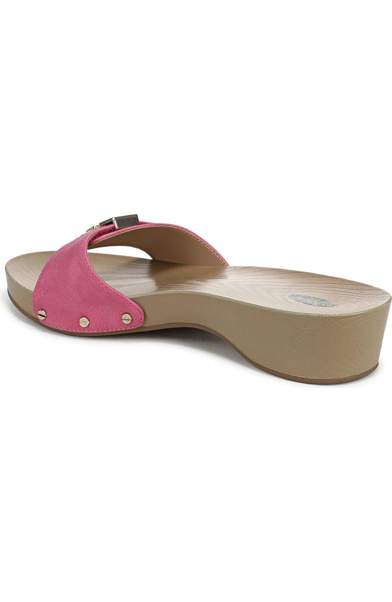 Dr. Scholl's Classic Snake Embossed Sandal, Alternate, color, Pink
