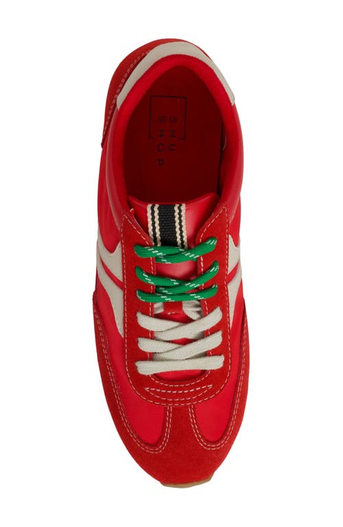 Shushop Sarah Sneaker In Red