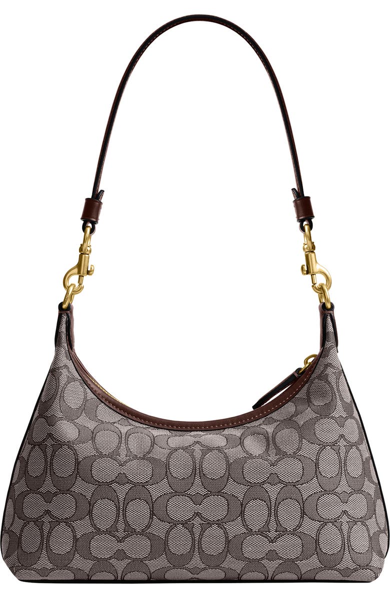 COACH Juliet Signature Jacquard Shoulder Bag, Alternate, color, Oak Maple