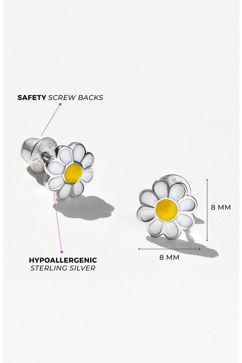 Delightful Daisy Earrings, Alternate, color, Yellow