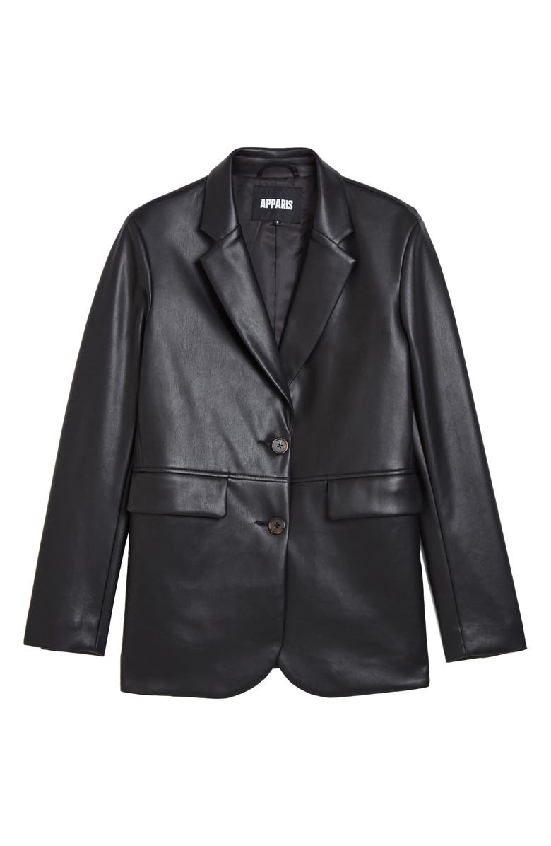 Apparis Killian Faux Leather Blazer, Alternate, color, 