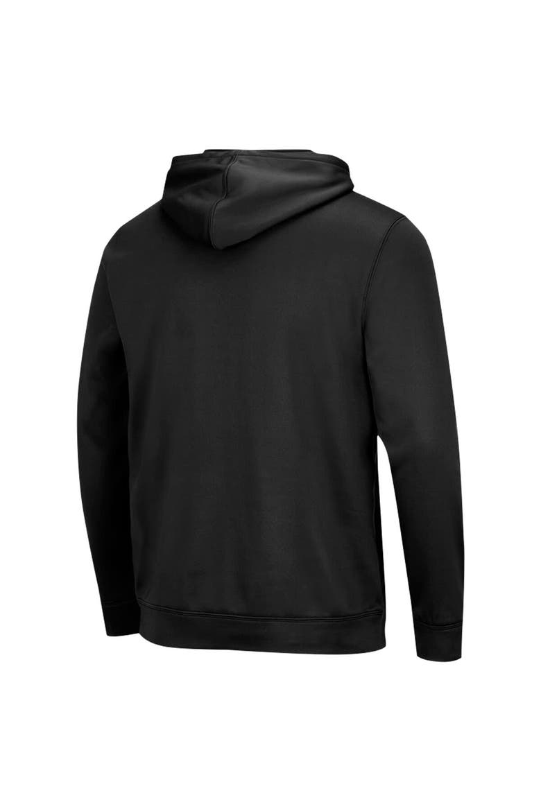 Men's Colosseum  Black Washington Huskies Blackout 3.0 Pullover Hoodie, Alternate, color, Black