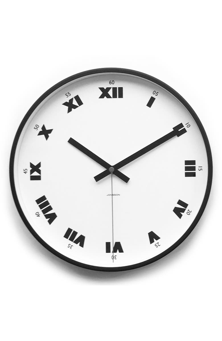 Jonsson Clocks Roma Wall Clock, Main, color, 