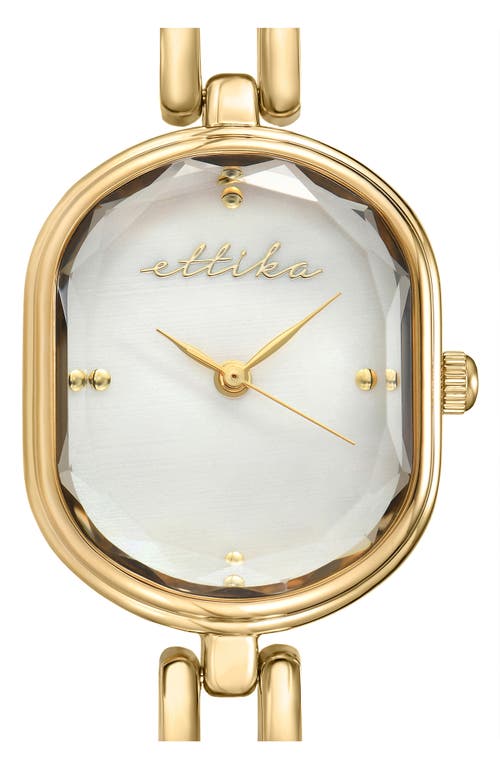 Ettika Elegant Link Bracelet Watch In Gold