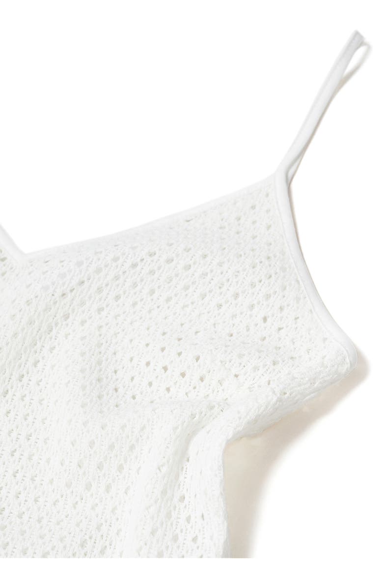 MANGO Sheer Openwork Knit Body-Con Dress, Alternate, color,