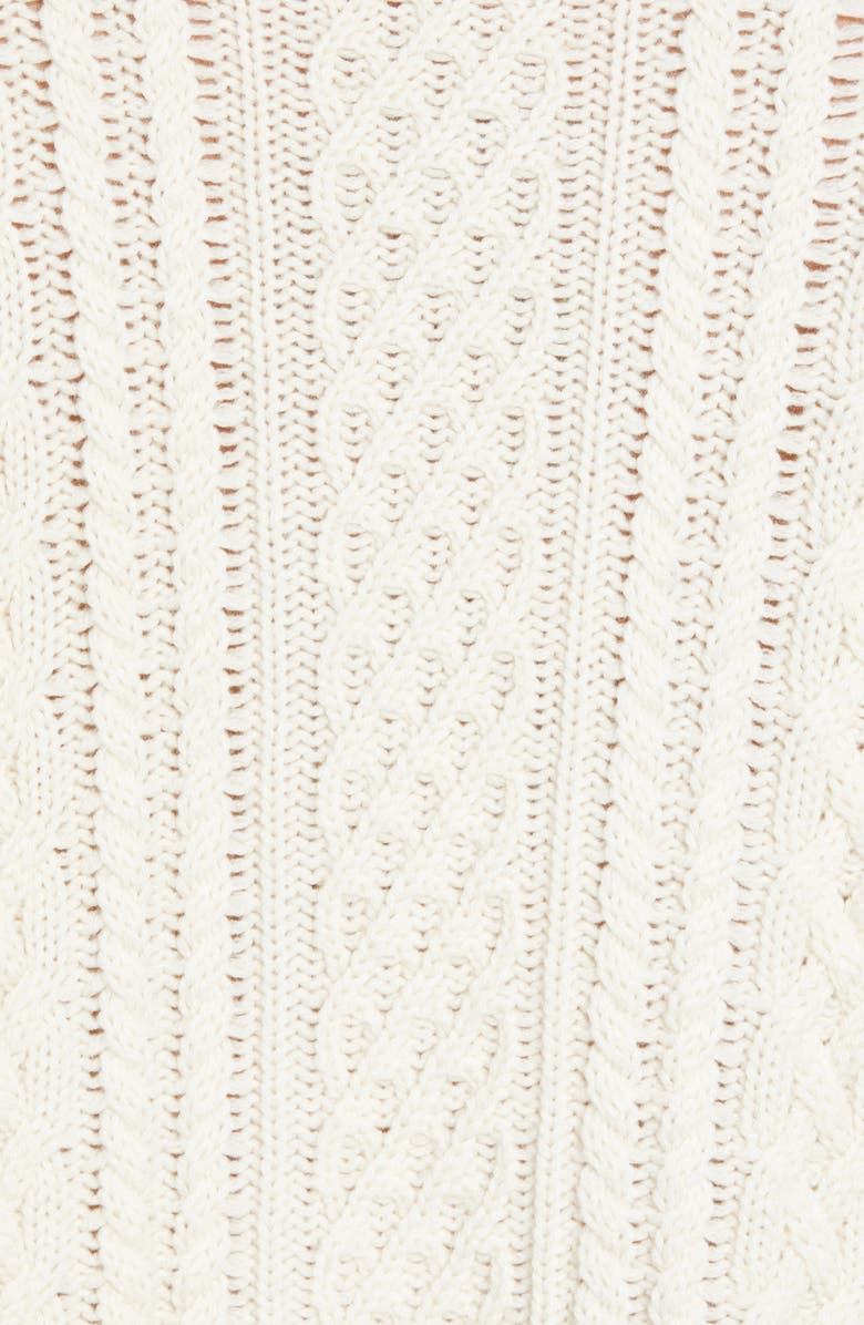 The Kooples Oversize Distressed Wool Blend Sweater, Alternate, color, 