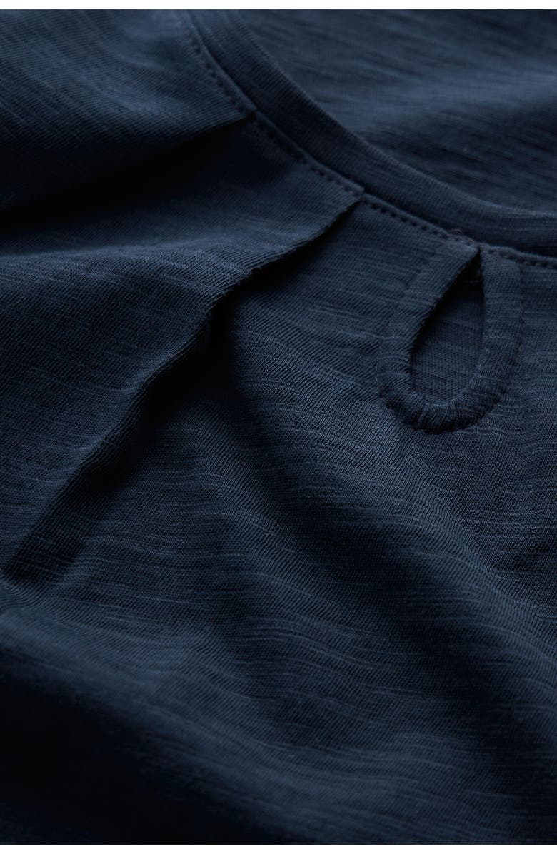 Seasalt Cornwall Appletree Keyhole Organic Cotton T-Shirt, Alternate, color, Maritime