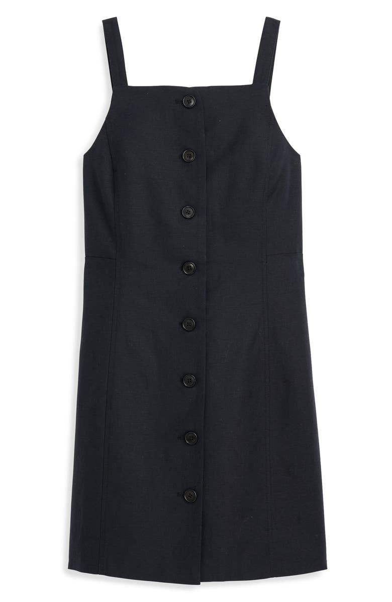 Alex Mill Alexis Linen & Cotton Dress, Alternate, color, Black