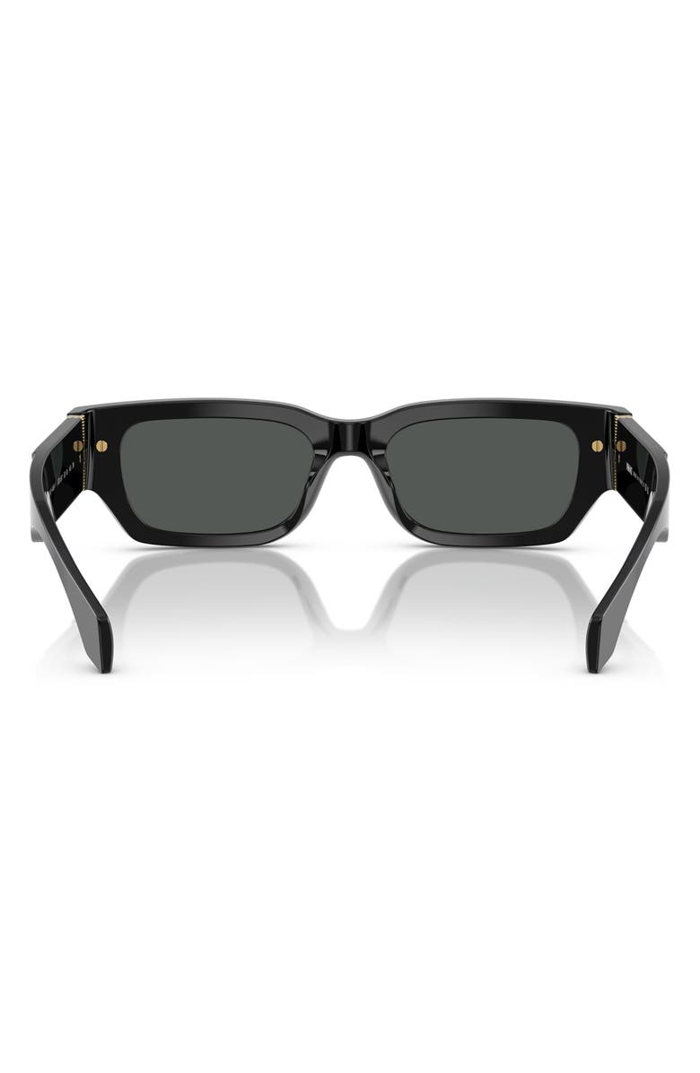 Versace 53mm Rectangular Sunglasses, Alternate, color,