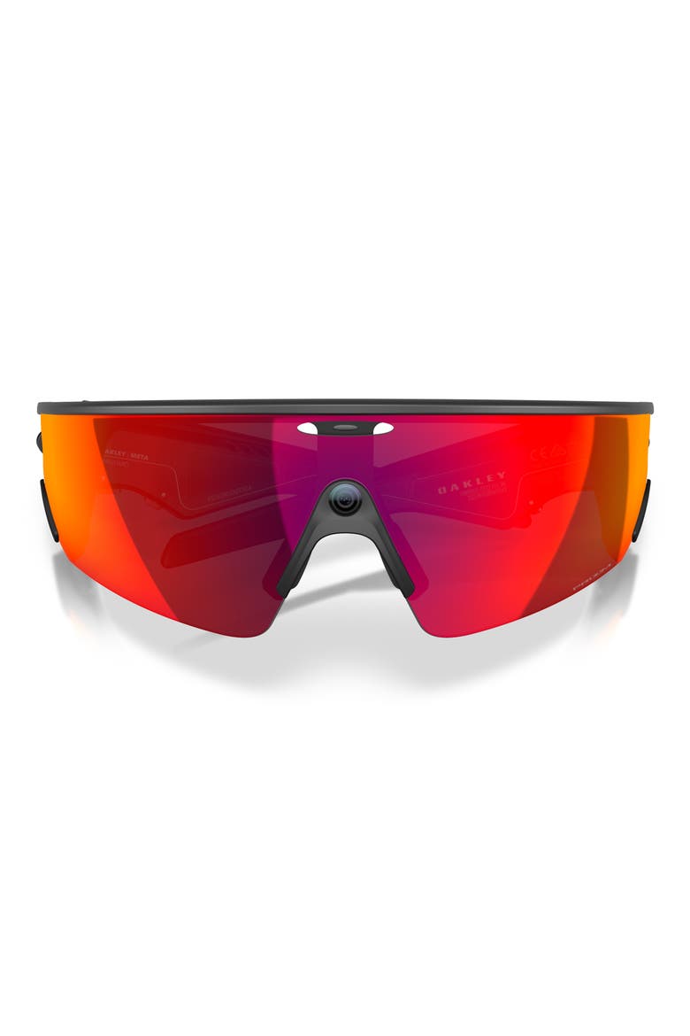 Vanguard 152mm Shield Sunglasses, Alternate, color, BLACK / PRIZM ROAD