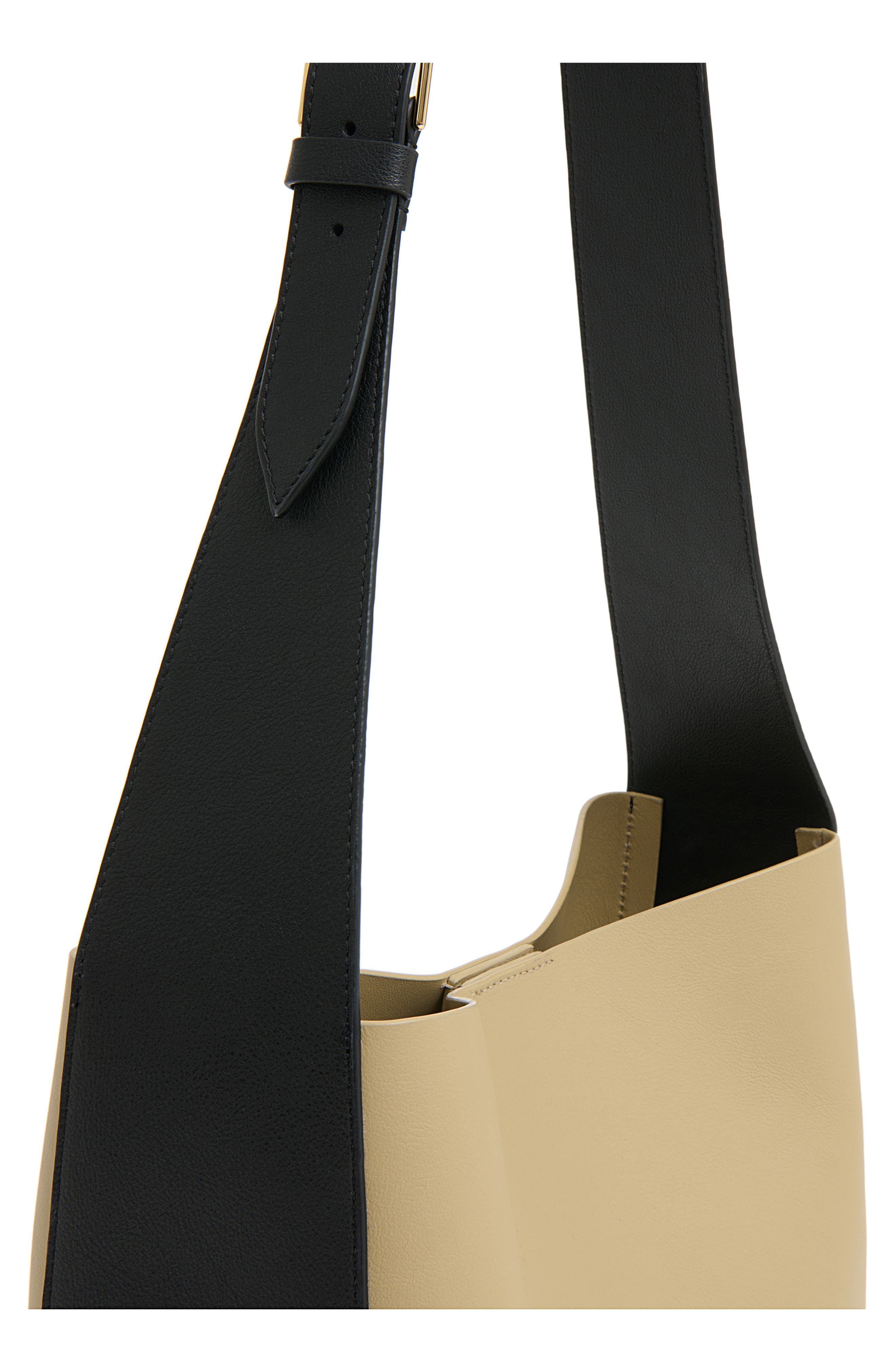 Mansur Gavriel Box Tote, Alternate, color, Khaki/ Black