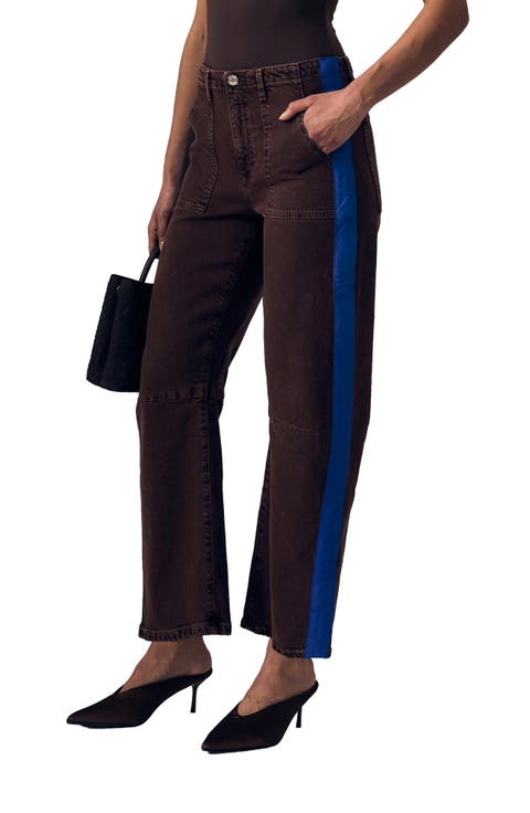 Track Utility Soft Barrel Leg Jeans