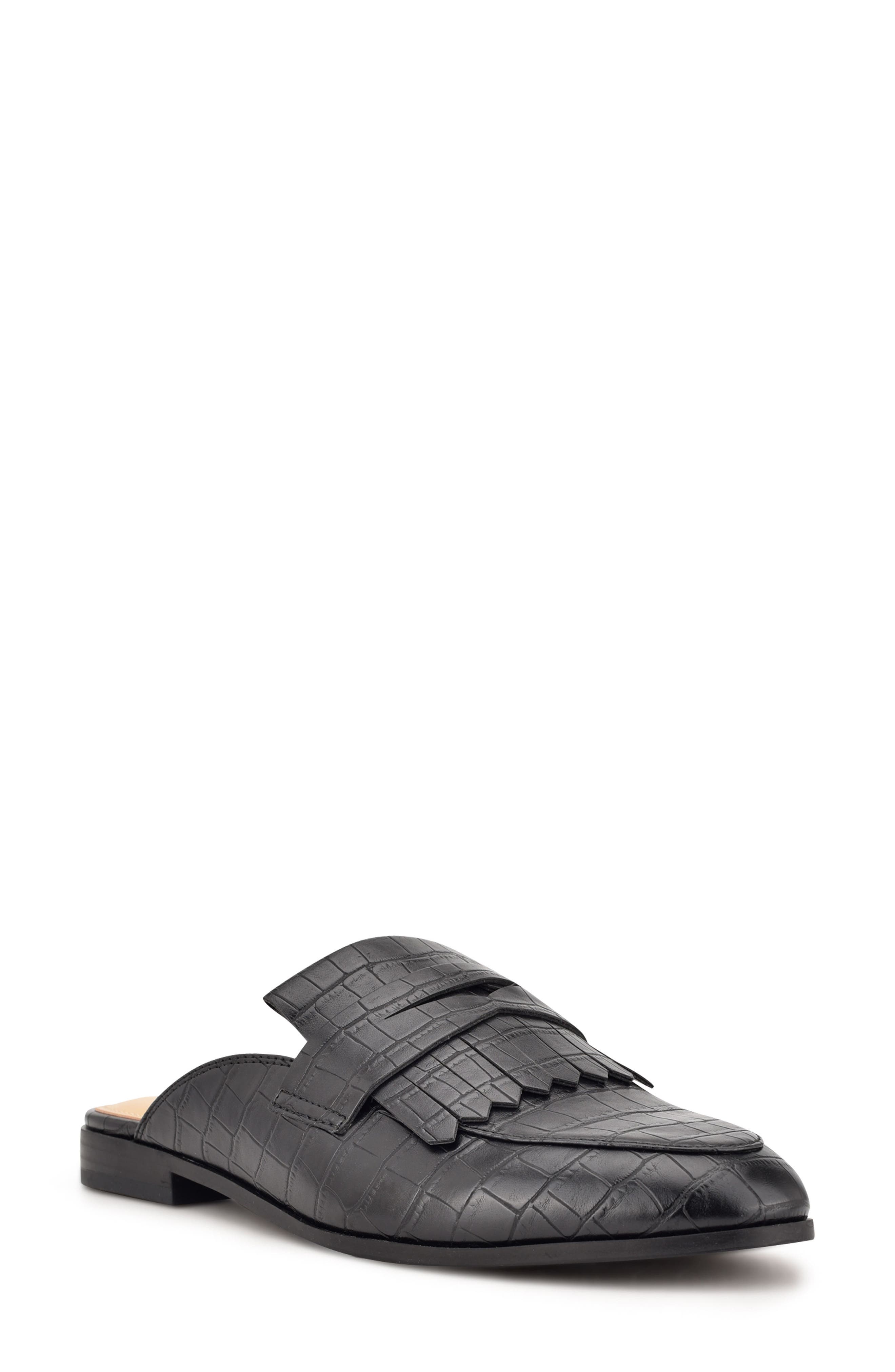 Nine West Kilts Croc Embossed Mule, Main, color, 