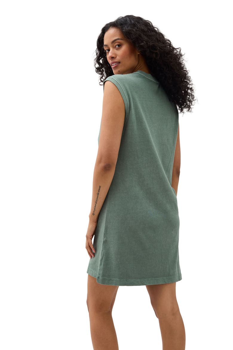 The Relaxed Muscle Dress, Alternate, color, Sage Leaf
