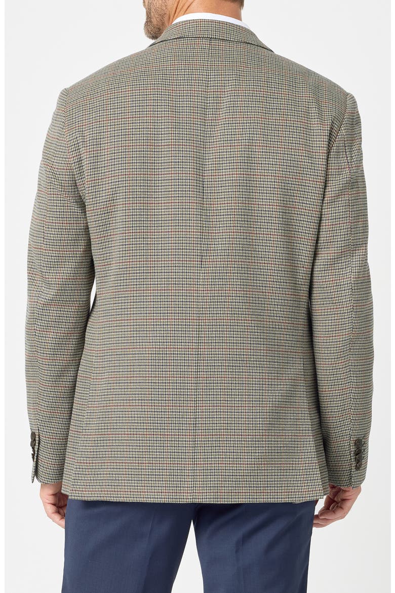 Houndstooth Sport Coat, Alternate, color, OLIVE/ NAVY