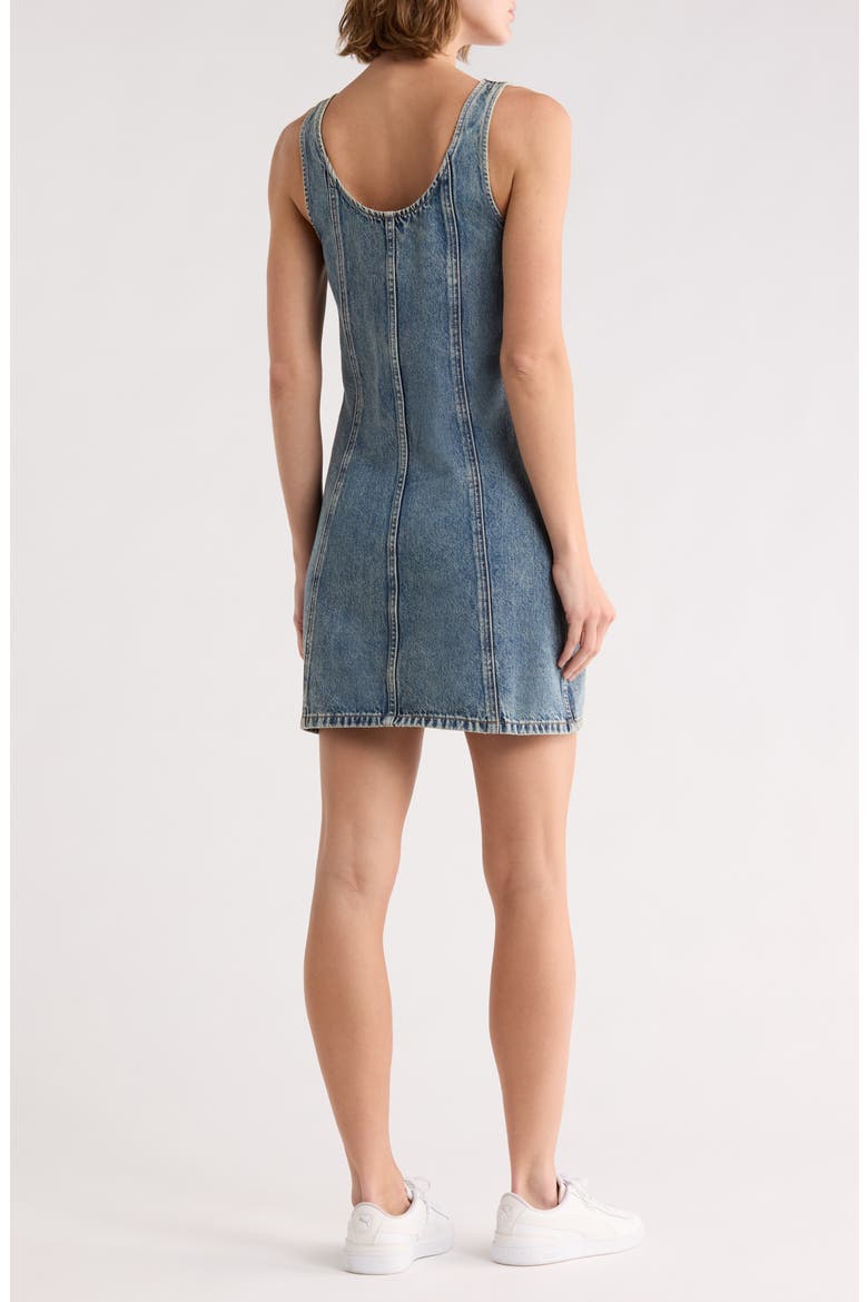 Lorraine Sleeveless Denim Minidress, Alternate, color, CARVER
