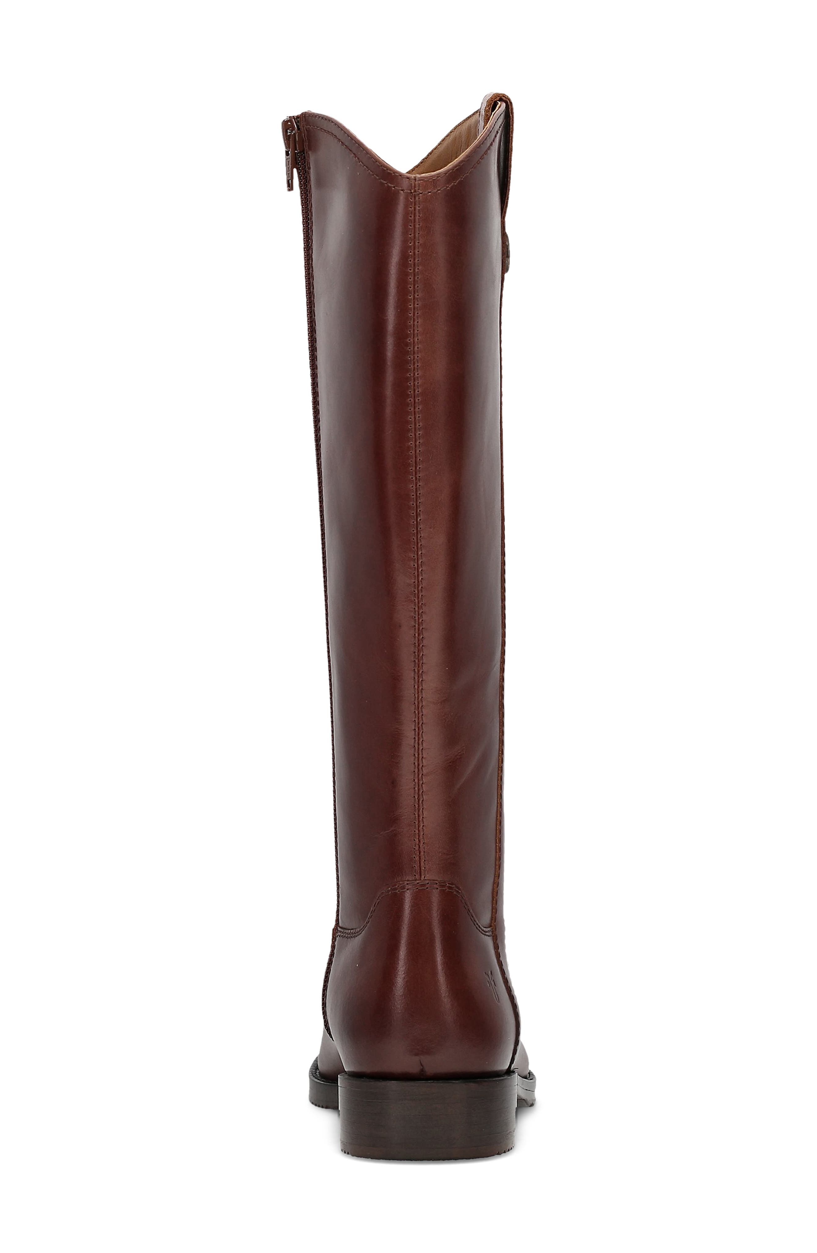 Melissa Button Tall Boot, Alternate, color, SADDLE