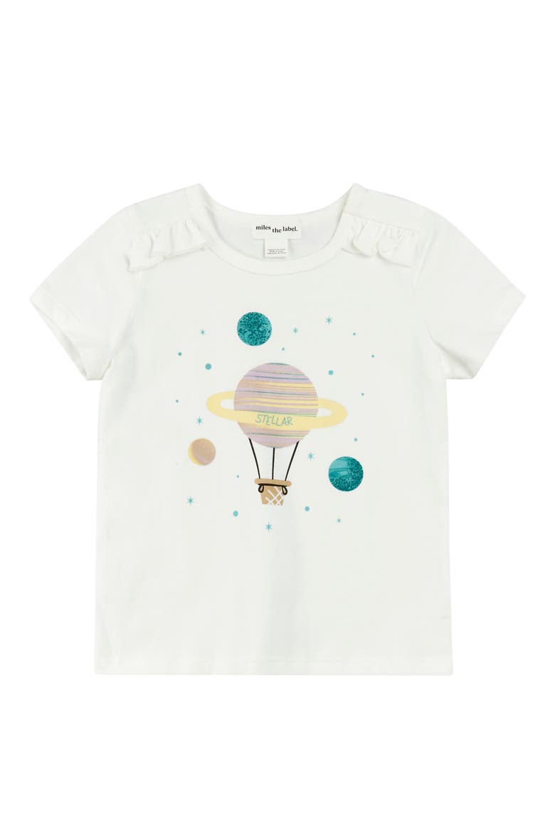 Kids' Hot-Air Balloon Graphic T-Shirt, Main, color, OFF WHITE