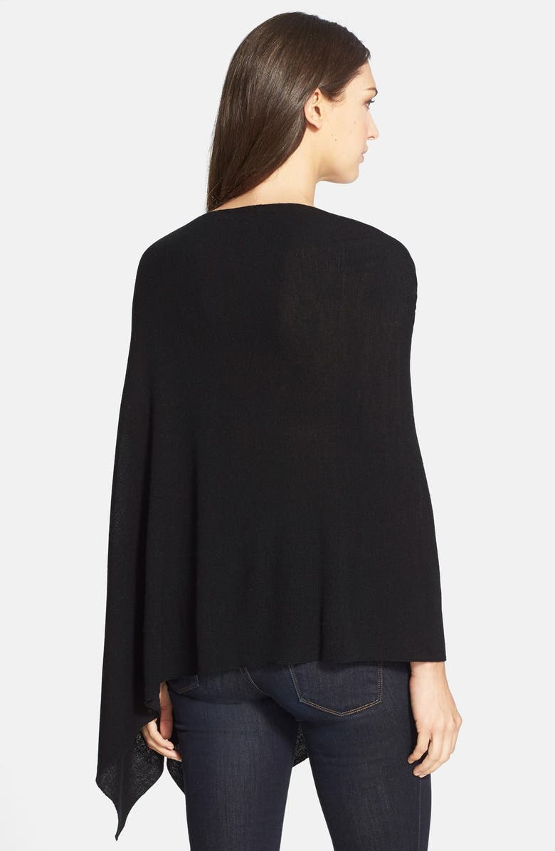 Eileen Fisher Asymmetrical Merino Poncho, Alternate, color, 