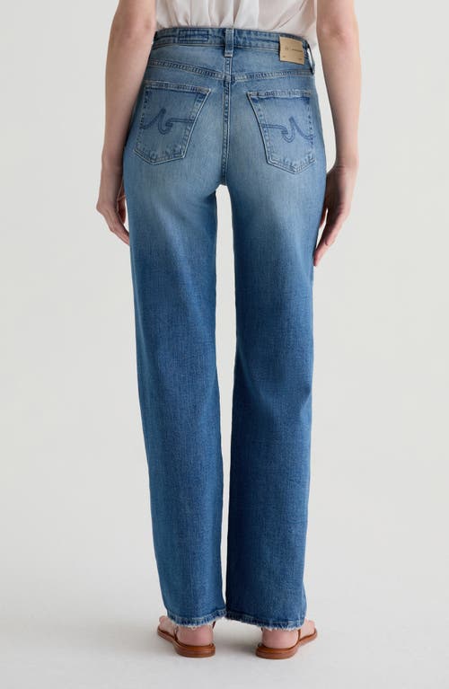 Ag Kora High Waist Wide Leg Jeans In Blue