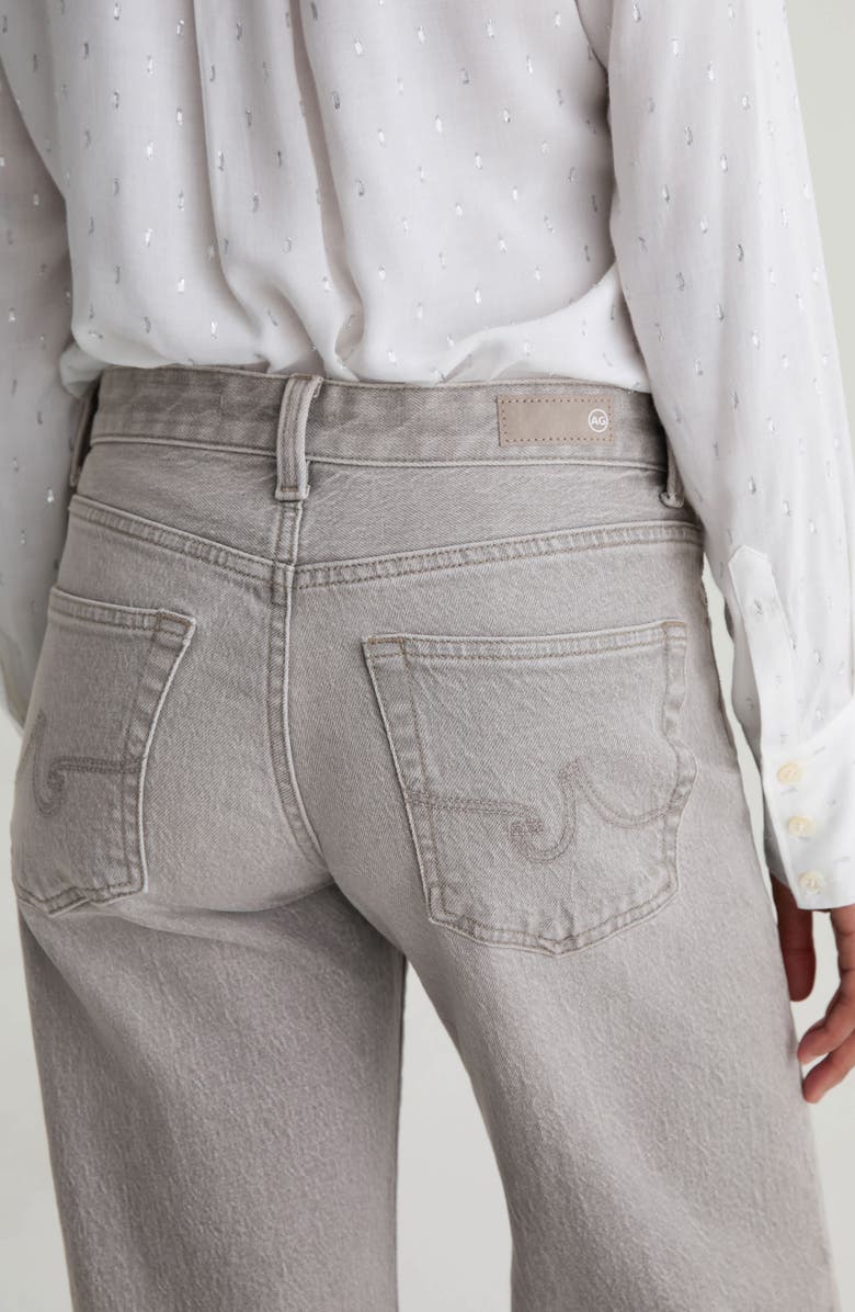 AG Adria Low Rise Baggy Wide Leg Jeans, Alternate, color, Silver Myst