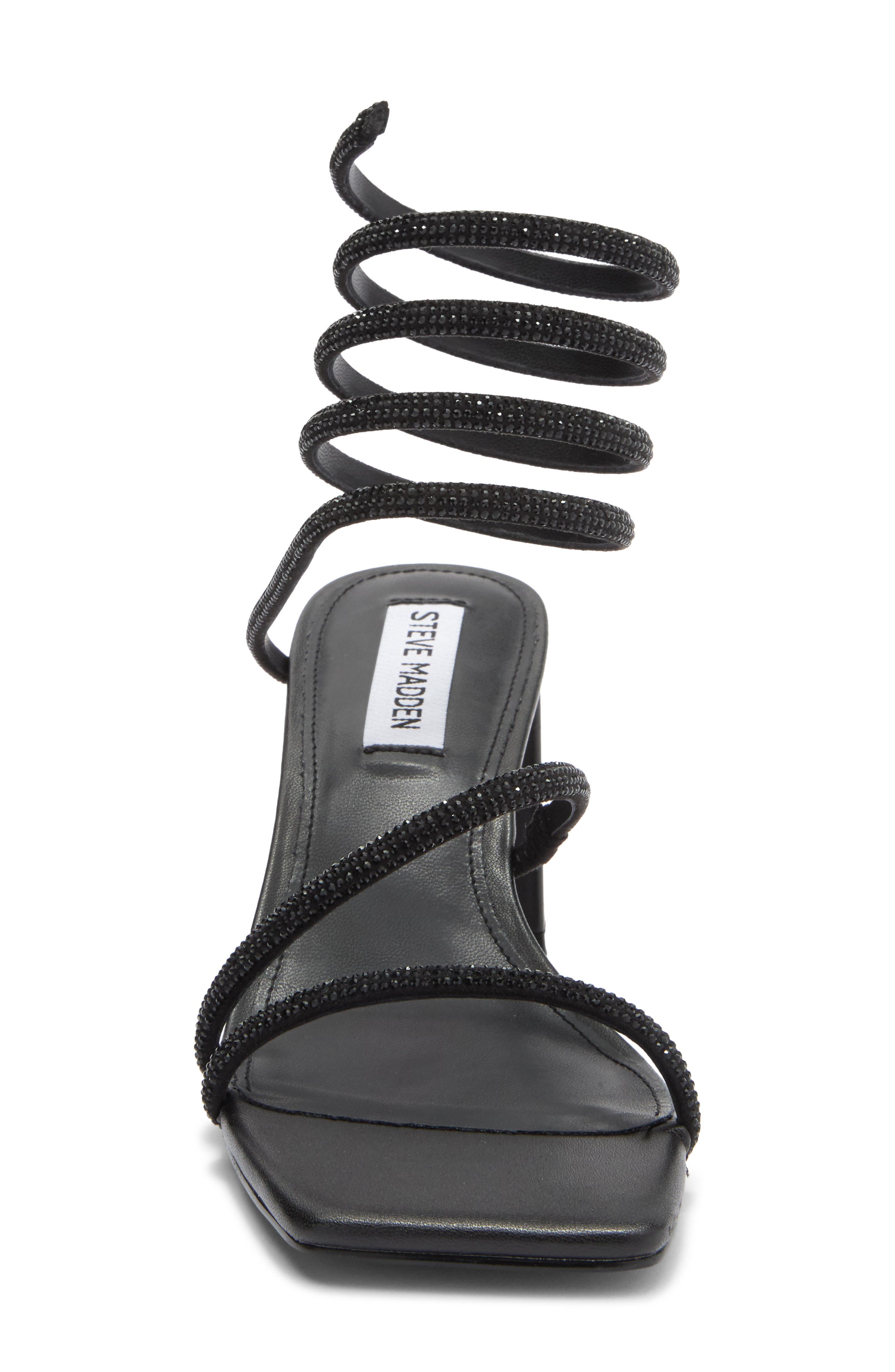 Steve Madden Lopez Crystal Strappy Sandal, Alternate, color, 