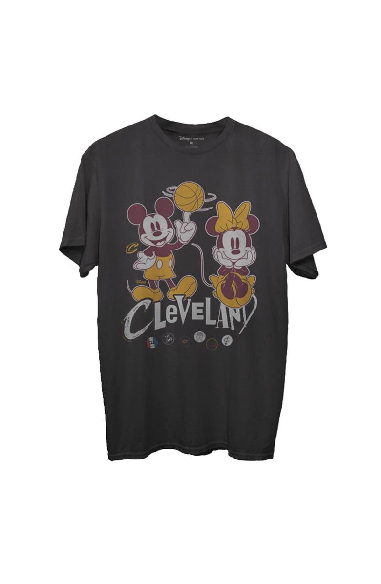 Junk Food Men's Junk Food Black Cleveland Cavaliers Disney Mickey & Minnie 2020/21 City Edition T-Shirt, Main, color,