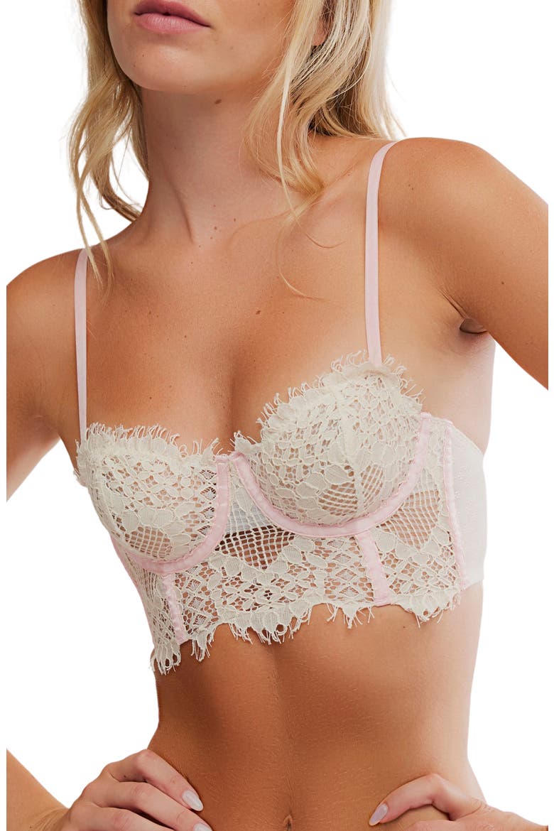 Sweet Love Underwire Balconette Bra, Main, color, TEA