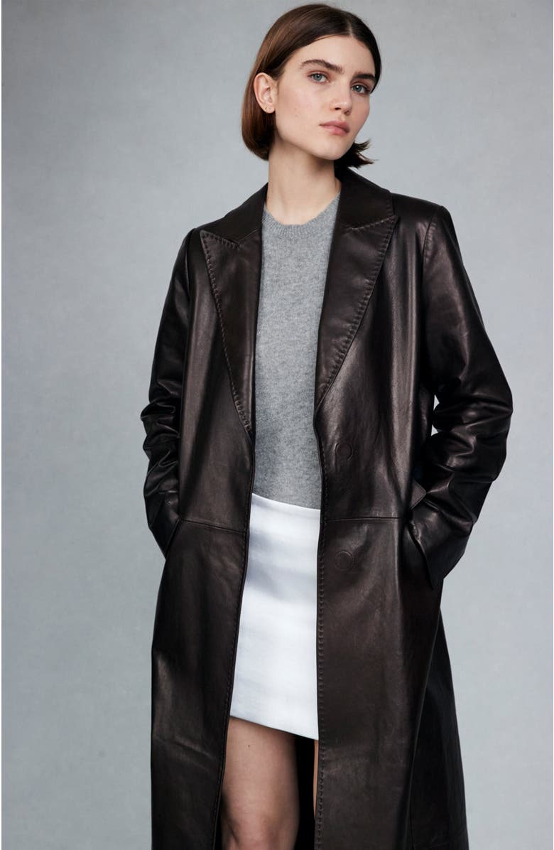 Dawn Levy Ophelia Coat, Alternate, color, Chocolate