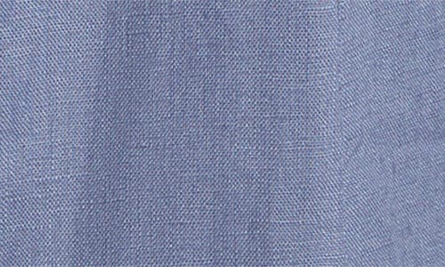 Shop Reformation Zarae Linen Minidress In Cornflower