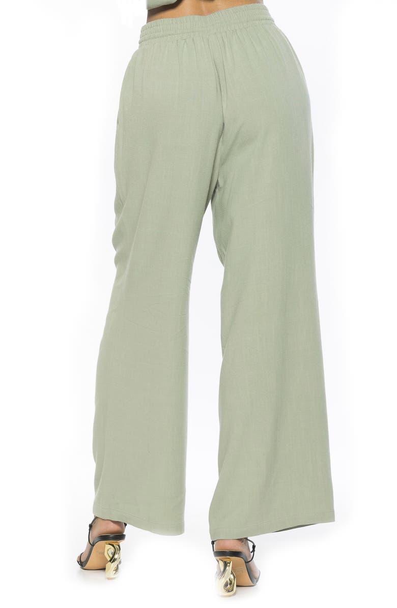 Alexia Admor Xila Wide Leg Pants, Alternate, color, Sage