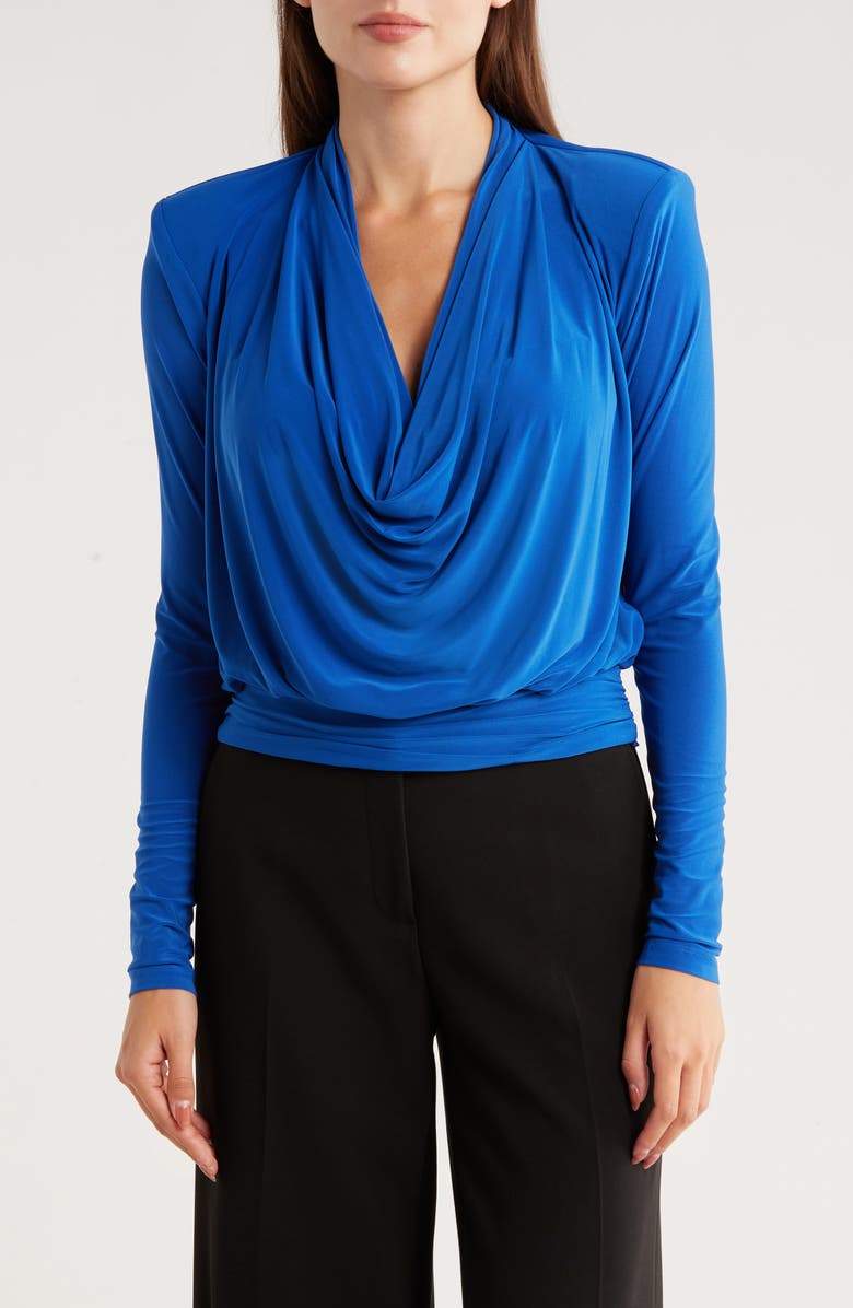 Ramy Brook Eden Cowl Neck Top, Main, color, Lapis