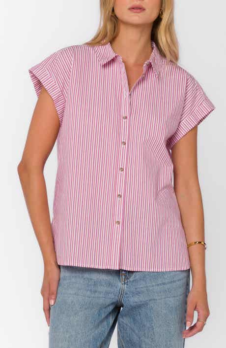 VELVET HEART Ilene Cotton Button-Up Shirt