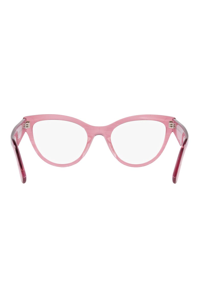 52mm Butterfly Optical Glasses, Alternate, color, PINK
