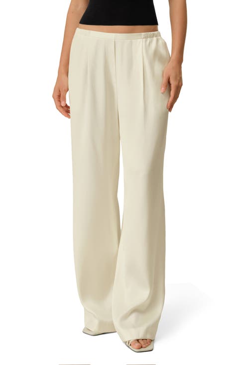 Women's Double Faced Silk Charmeuse Pants