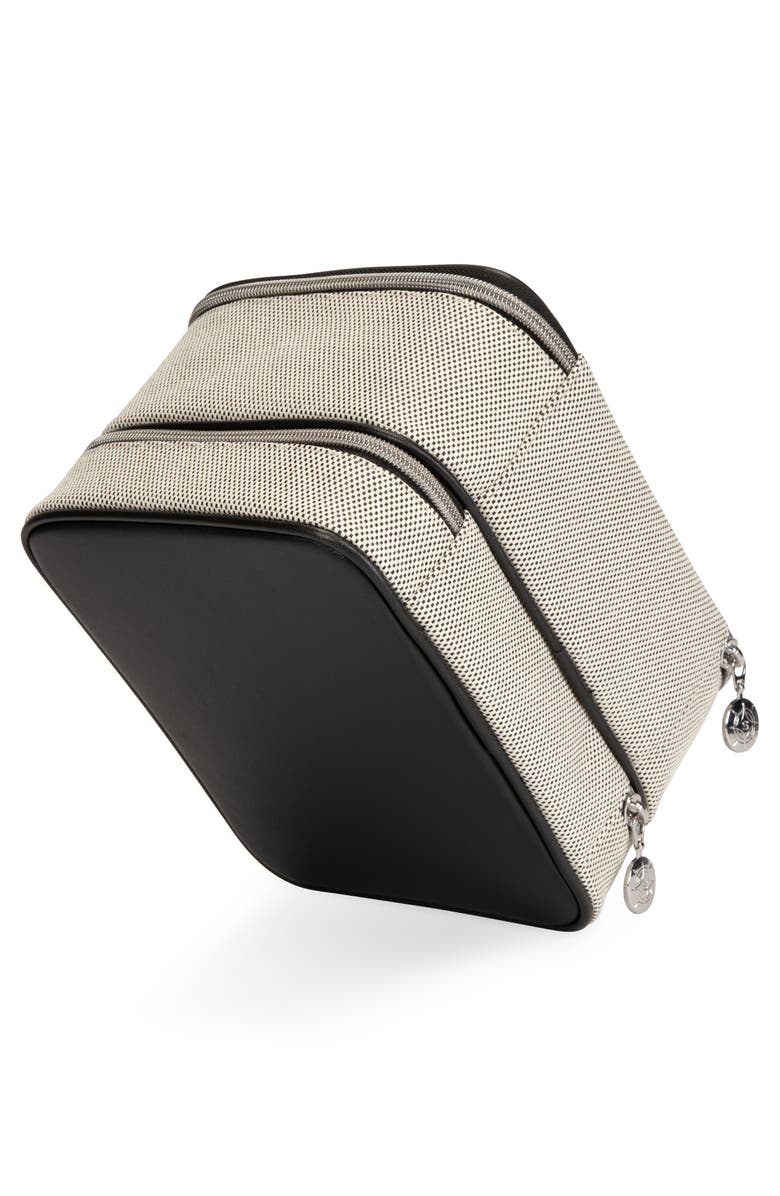 Stephanie Johnson Tropea Onyx Jenny Train Cosmetics Case, Alternate, color, Black