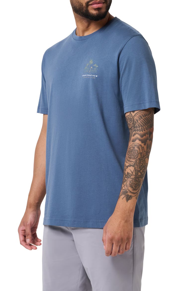 Putt Place Graphic T-Shirt, Alternate, color, BERING SEA