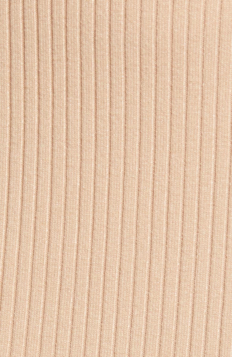 bebe Snap Long Sleeve Sweater Dress, Alternate, color, 