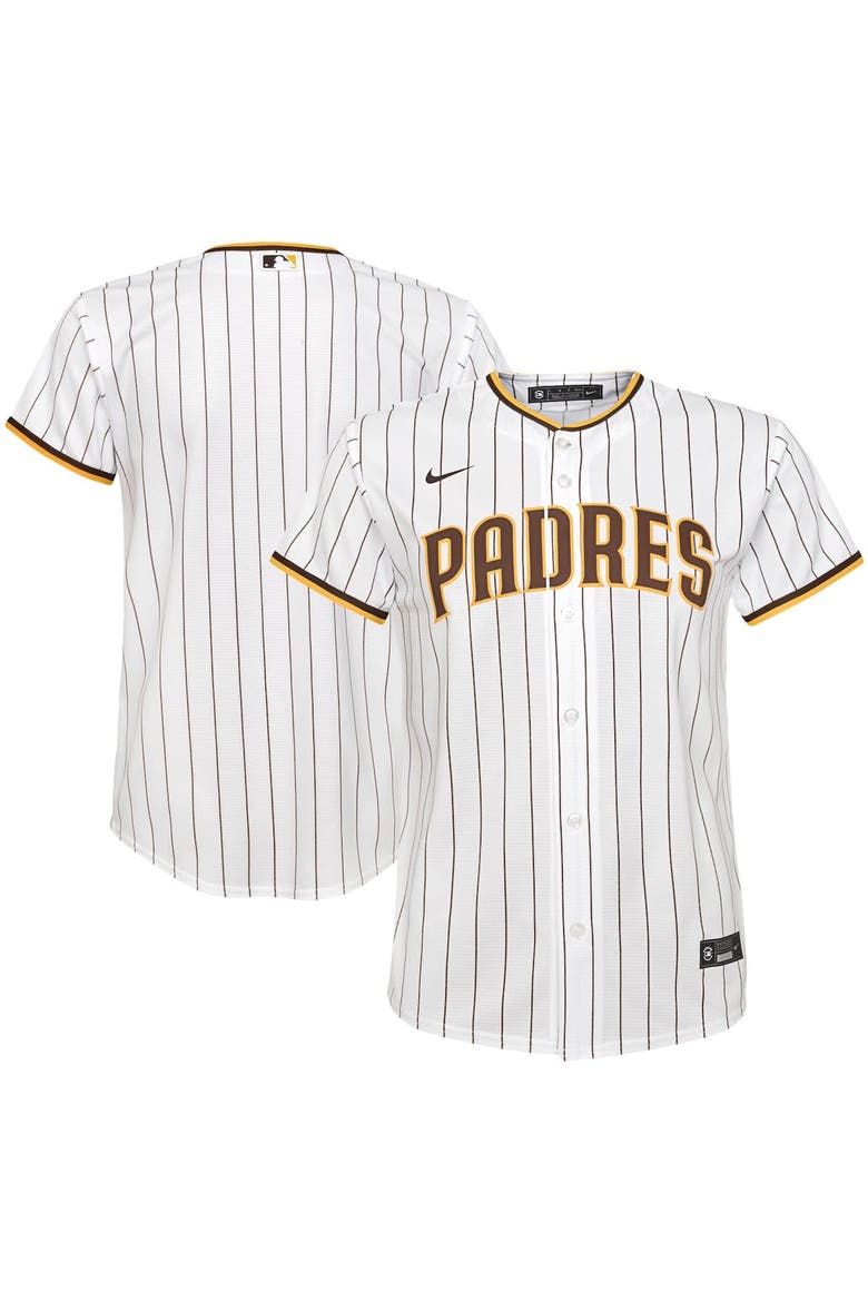 Youth Nike White San Diego Padres Home Replica Team Jersey, Alternate, color, White