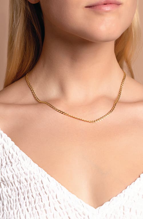 Best Silver 14k Yellow Gold 8mm Cuban Chain Necklace In Gold