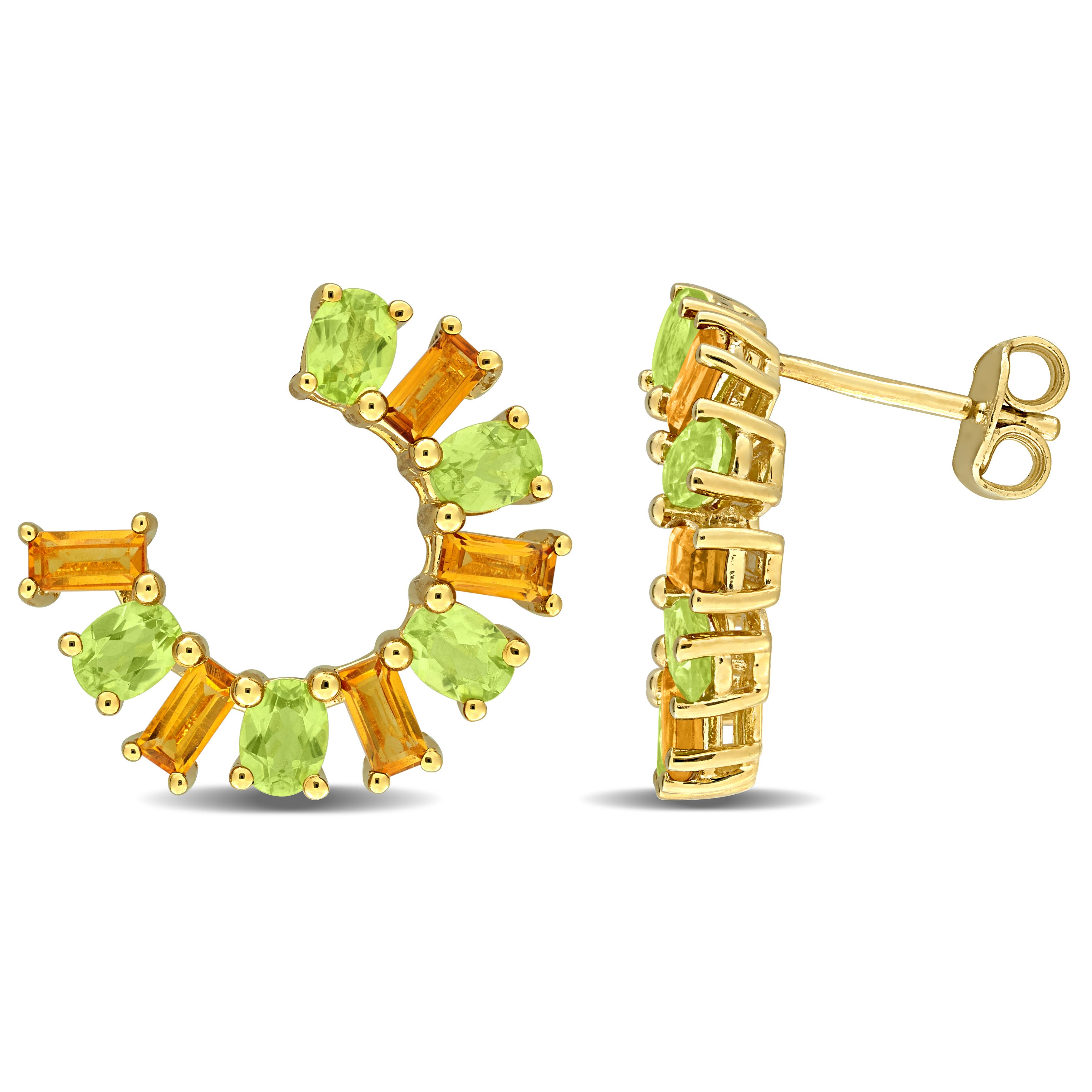 selected Citrine/Yellow-Plated Silver
